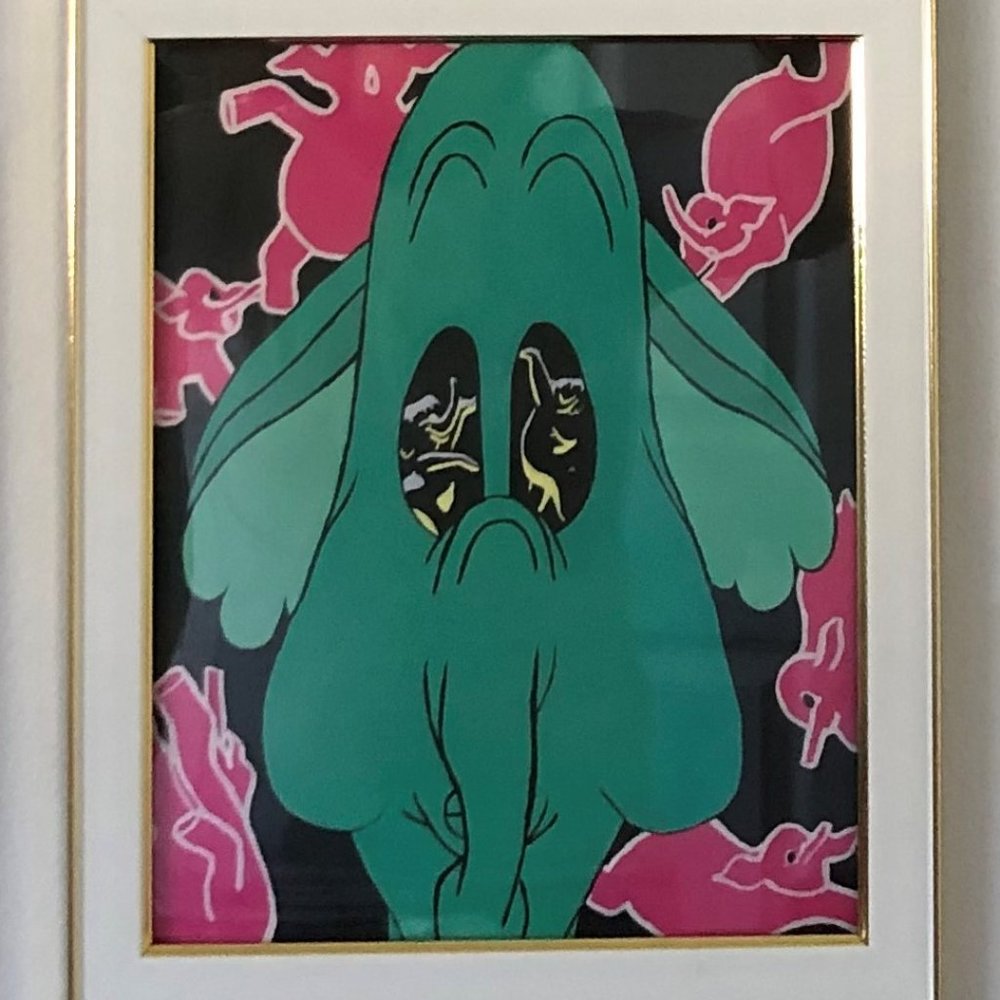Framed 8" x 10" Print of Original Painting Dumbo